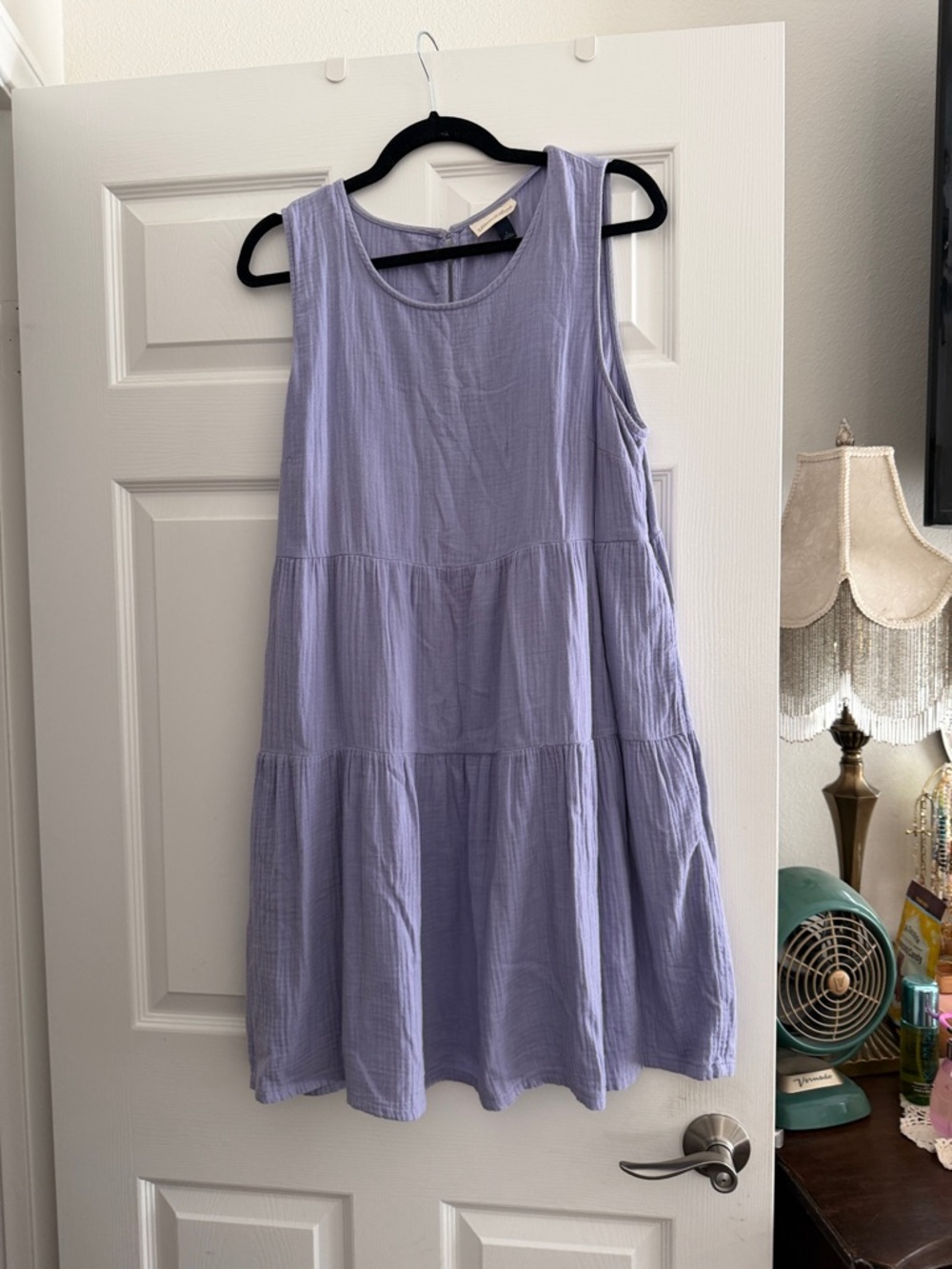 Universal Thread Lavender Tiered Sleeveless Mini Dress